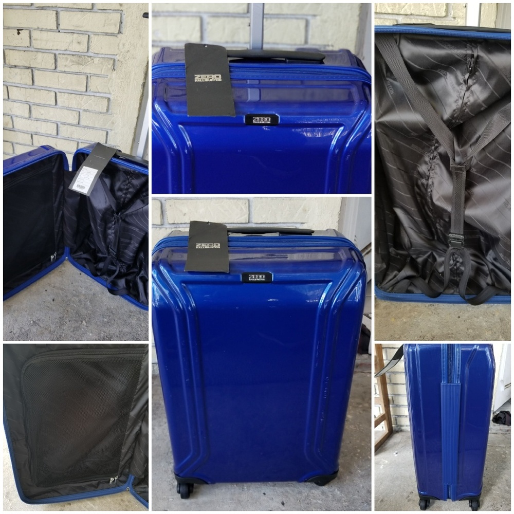 Luggage 20" Carry On Zero Halliburton Pearl Blue